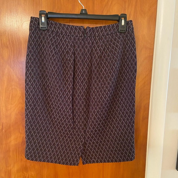 Loft Purple Pencil Skirt - Picture 4 of 4